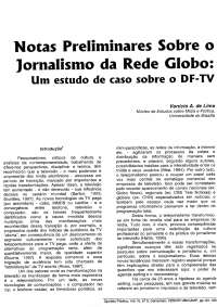 Jornalismo da Rede Globo - Apostilas - Comunicação Social