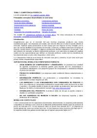 Competencia Perfecta: Características, Supuestos y Maximización de Ganancias - Prof. Armen