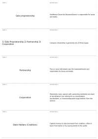 Business Ownership and Financial Statements: A Comprehensive Guide