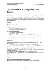 La pregunta sobre el hombre