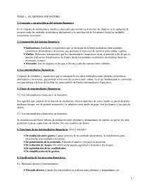 El sistema financiero - Apuntes - Management 