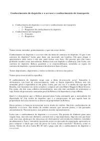 Conhecimento de depósito e warrant e conhecimento de transporte - Apostilas - Direito Cambiário