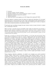 Letra de câmbio - Apostilas - Direito Cambiário
