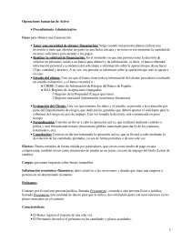 Operaciones bancarias de Activo - Apuntes - Management 