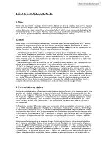 Historiografía. Tema 4. Cornelio Nepote