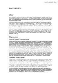 Historiografía. Tema 6. Tácito