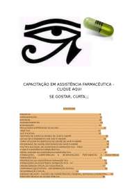 Capacitação em assistência farmacêutica