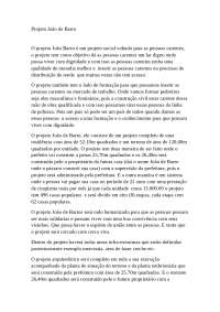 Projeto João de Barro projeto para o assis arruda