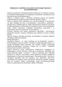 Pożyteczna i szkodliwa rola pleśni w technologii żywności i przechowalnictwie