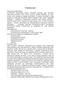Produkcja piwa - Notatki - Mikrobiologia