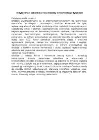 Pożyteczna i szkodliwa rola drożdży w technologii żywności - Notatki - Mikrobiologia