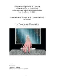 Tesina Computer Forensics