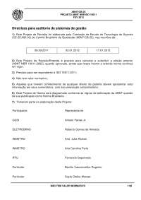 Projeto da norma ISO 19011