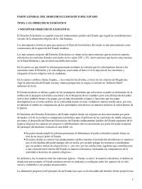 Origenes y Desarrollo del Derecho Eclesiástico del Estado: La Interrelación Iglesia-Estado