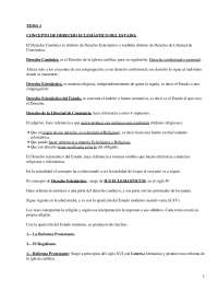 Concepto de derecho eclesiástico del Estado - Apuntes - Derecho