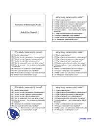 Formation - General Geology - Lecture Slides - Docsity