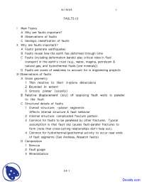Geologic Classification - Field Geology - lecture notes | Study notes ...