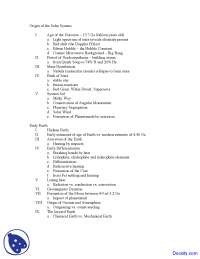 Solar System - General Geology - Lecture Notes - Docsity