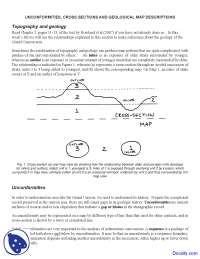 Topography - Field Geology - Lab handouts - Docsity