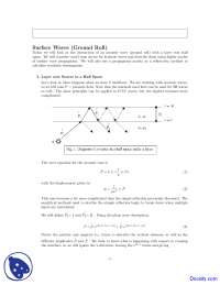 Surface Waves Two - Seismology - Lecture Notes | Study notes Geology ...