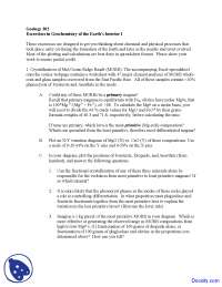 Ocean Ridge - Geochemistry I - Lecture Notes - Docsity