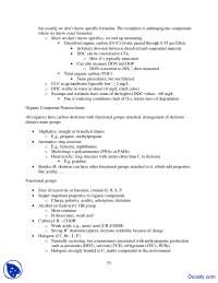 Anthropogenic Compounds - Geochemistry I - Lecture Notes - Docsity