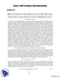 Variation - Geochemistry I - Lecture Notes - Docsity