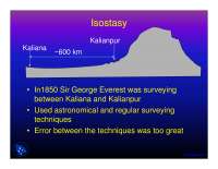 Isostasy - Environmental Geology - Lecture Slides