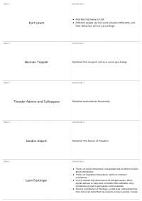 Social Psychology, part 2 | PSYC  - Social Psychology 1 - Introduction