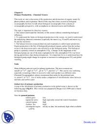 Chemical Tracers - Geochemistry I - Lecture Notes | Study notes ...