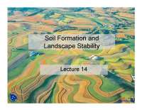 Soil Formation - Environmental Geology - Lecture Slides - Docsity