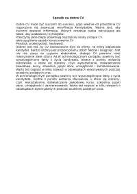 Sposób na dobre CV - Notatki - Bazy danych