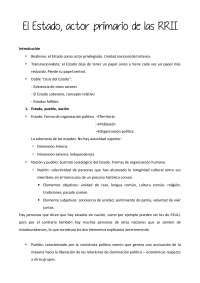 El Estado, actor primario de las RRII - Apuntes de Relaciones ...