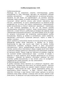 Grafika komputerowa i OCR - Notatki - Bazy danych