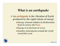 Earthquakes - Human Resource - Lecture Slides