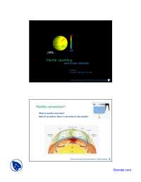 Mantle Upwelling - Geochemistry - Lecture Slides | Slides Geochemistry ...
