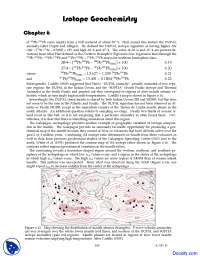 Centered - Geochemistry - Lecture Notes - Docsity
