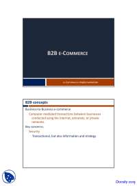 Automation - E-Commerce - Lecture Slides - Docsity
