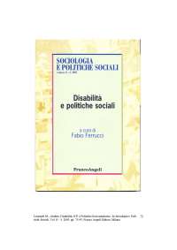 icf e politiche socio-sanitarie leonardi