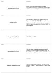 Externalities | EC 201 - Introduction to Microeconomics - Docsity