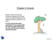 Gravity - Lecture Slides - Basic Concepts of Physics - Docsity