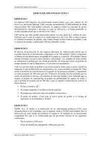Ejercicios adicionales tema 3. Gestión de compras.