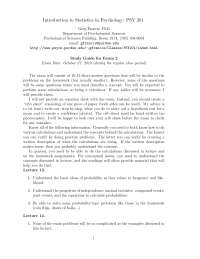 Probability - Introduction to Statistics in Psychology - Summary