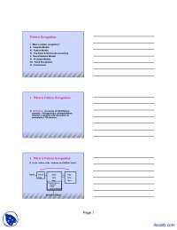 Pattern Recognition - Cognitive Psychology - Lecture Slides - Docsity