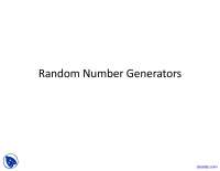 Understanding Random Number Generators: Properties, Features, and Applications