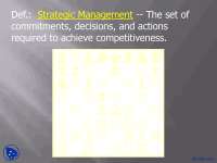 Introduction - Business Policy and Strategy - Lecture Slides