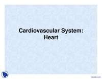 Cardiovascular System - Anatomy and Physiology LAB - Lecture Slides ...