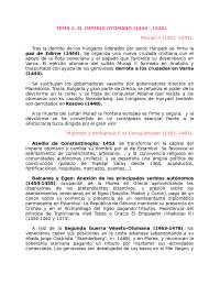 El Imperio Otomano - Apuntes de Historia Europea - Docsity