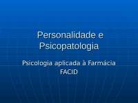 Aula 7 - tipos de persinalidade