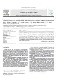 Effectiveness of Polyclonal Antibodies in Identifying Ovomucoid in Gamma-Irradiated Eggs